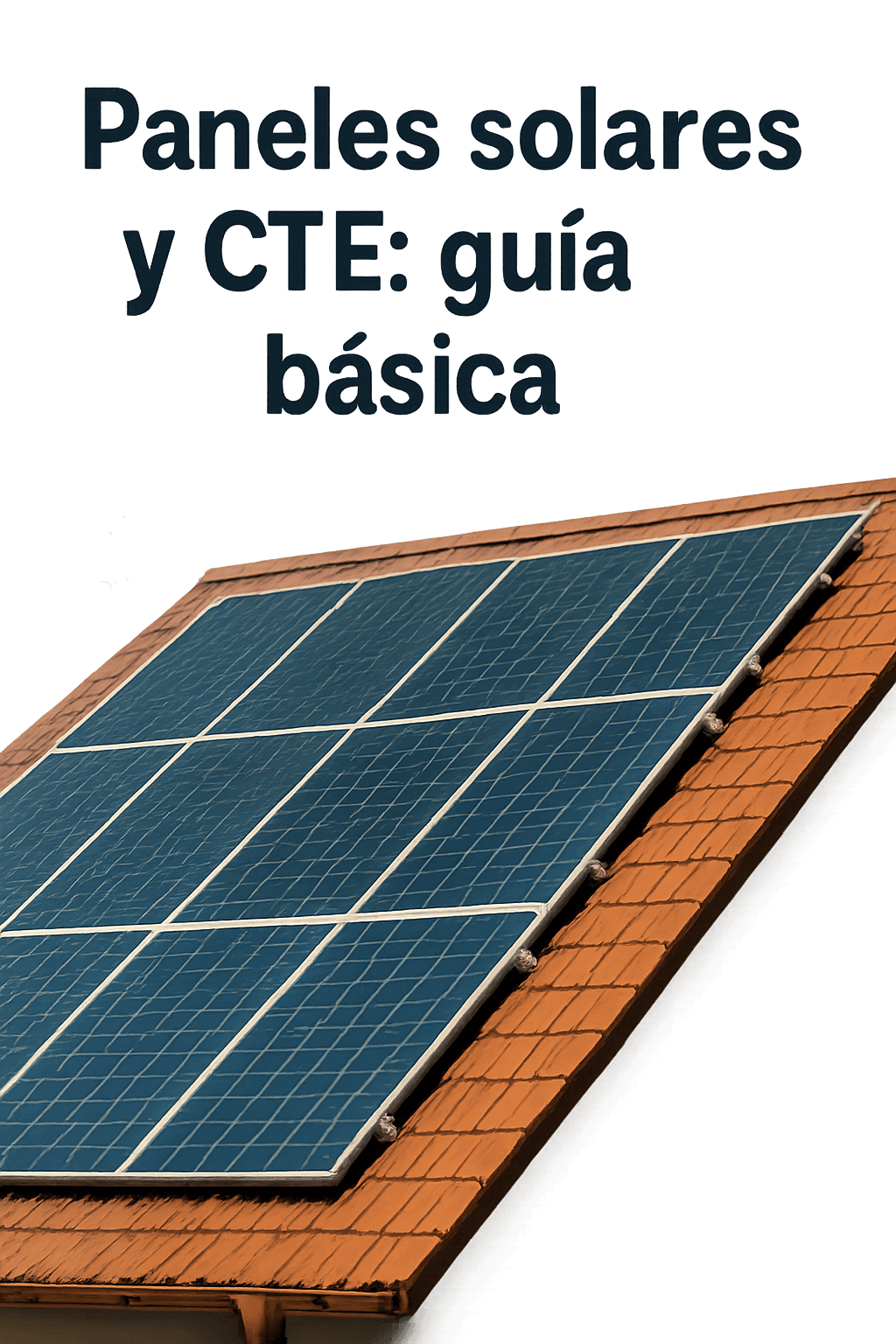 PANELES SOLARES Y CTE: GUÍA BÁSICA