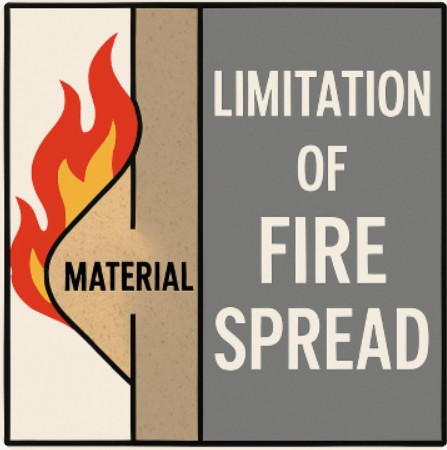 cartel comportamiento ante el fuego